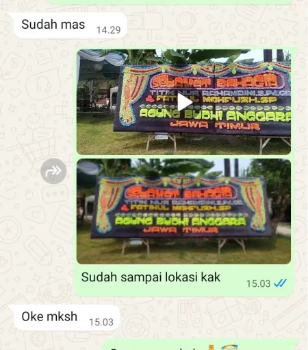 Pengiriman Papan Bunga Modernland