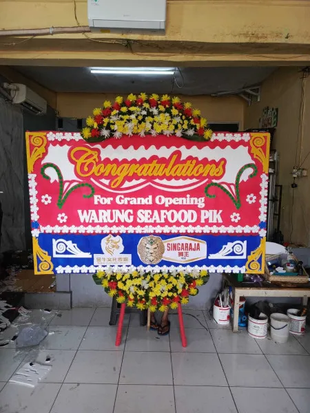 Papan Bunga Ucapan Selamat Modernland